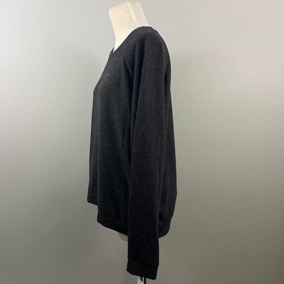 NWT THE PROJECT SOCIAL T Grey Crew Neck "Gratitude Is The Best Attitude" Long Sl - Picture 4 of 8